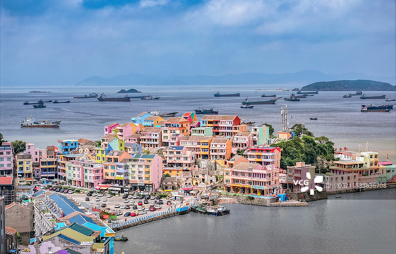 台州七彩小箬村图片素材