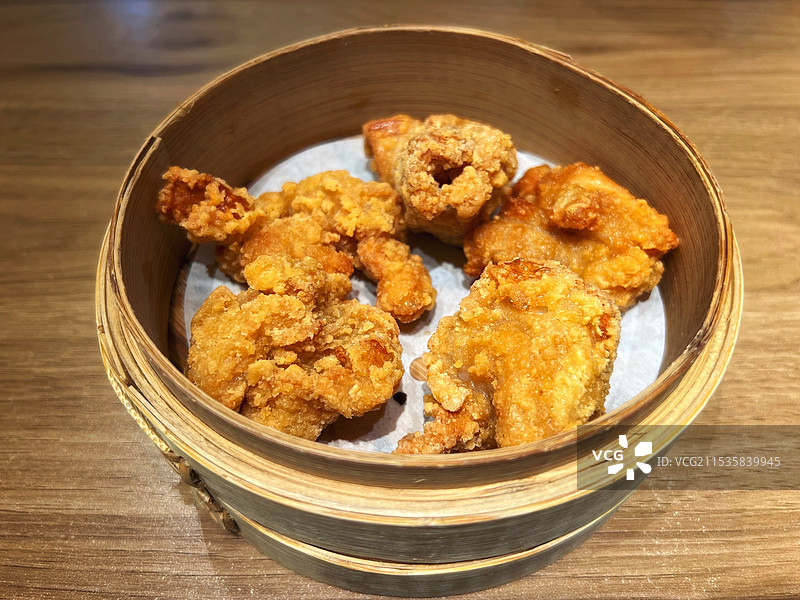 葫芦鸡 炸鸡块 陕西小吃西北小吃图片素材