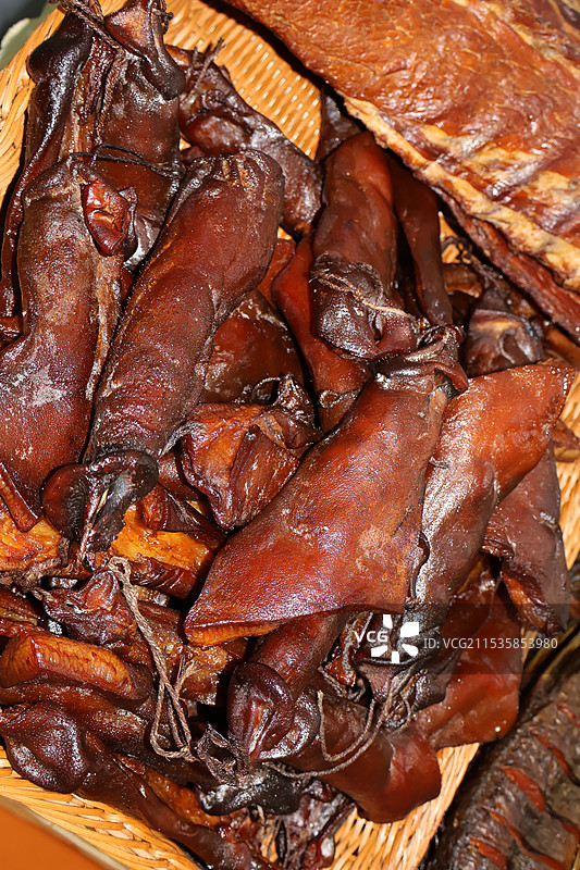 24年海南冬交会腊肉图片素材