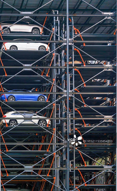 空中停车位图片素材