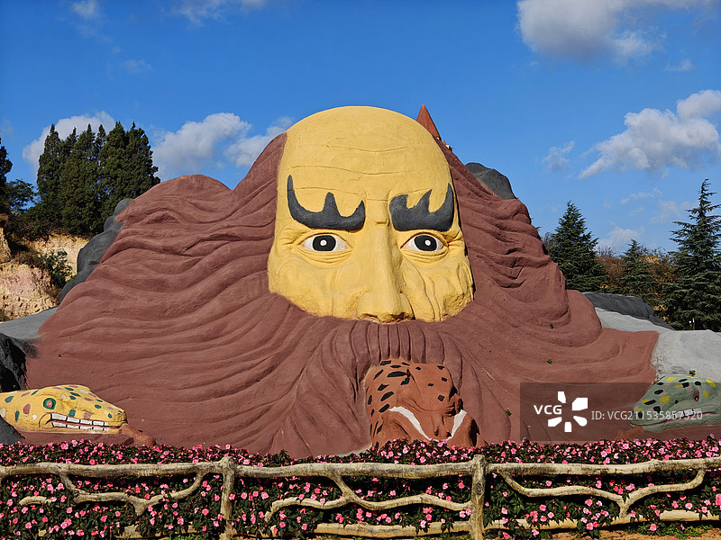 彩色沙林沙雕图片素材