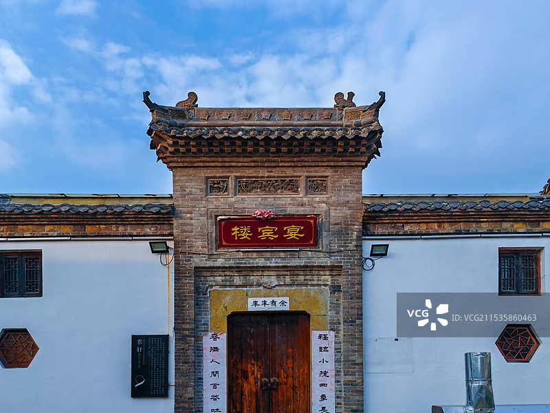 古寒印象梦里水乡 杨家埠民间艺术大观园图片素材