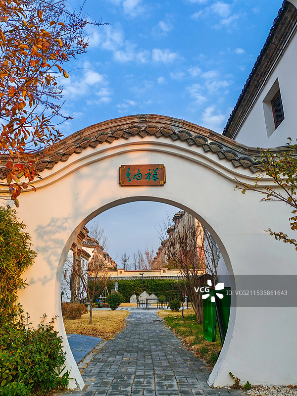 古寒印象梦里水乡 杨家埠民间艺术大观园图片素材