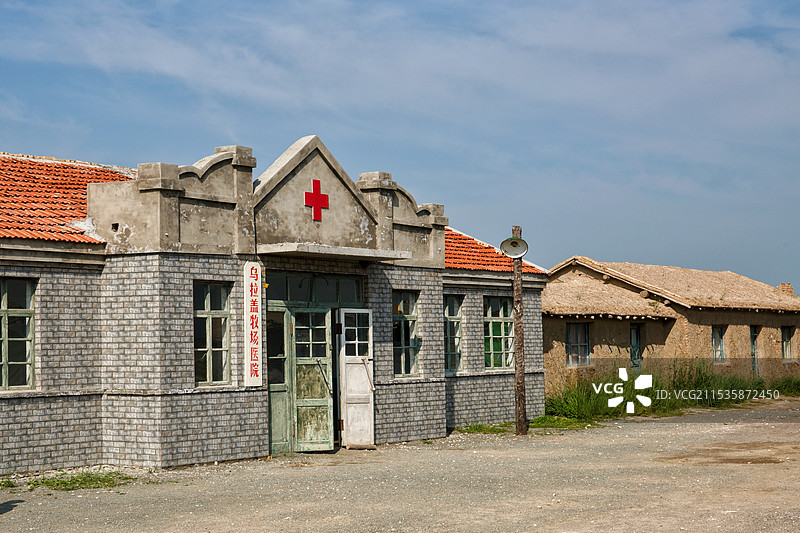 东乌旗布林泉兵团小镇图片素材