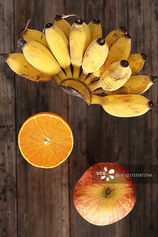 苹果橙子小米蕉02-241203图片素材