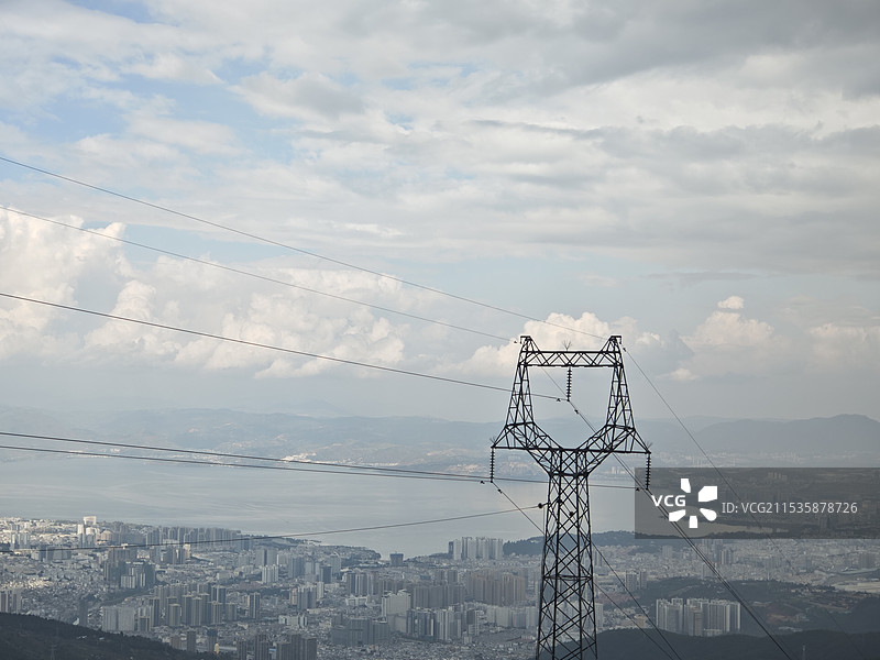 大理者摩山图片素材