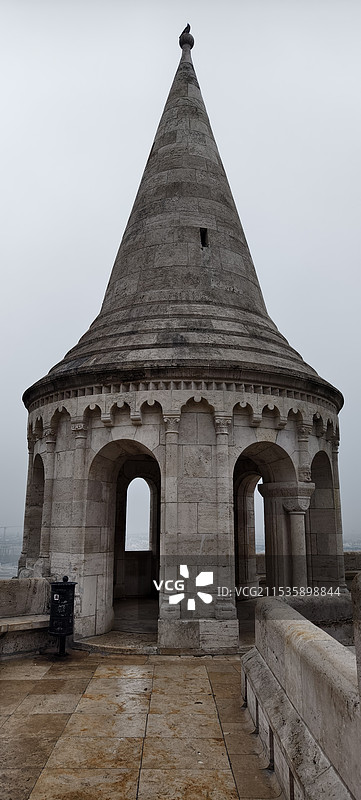 清晨渔人堡图片素材