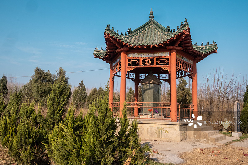 河南濮阳室濮阳县唐兀公碑图片素材