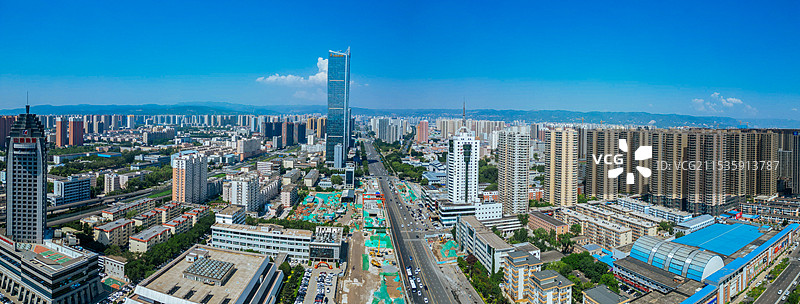 太原 山西博物馆 地质博物馆 图书馆 港澳中心 中海国际中心 焦煤大厦图片素材