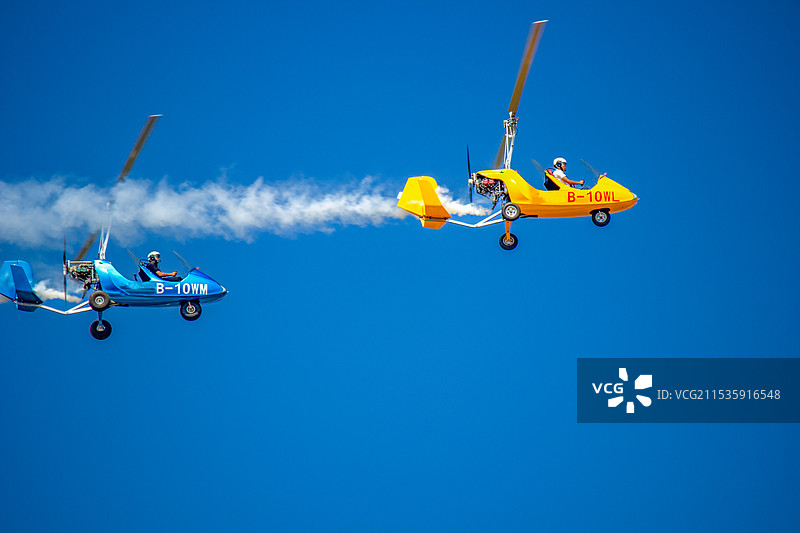 空中旋翼机图片素材