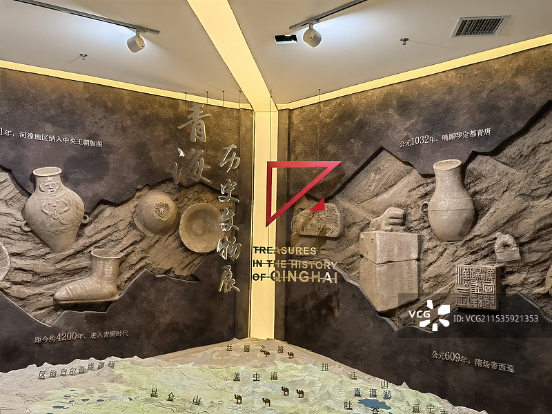 青海省博物馆 历史文物展图片素材