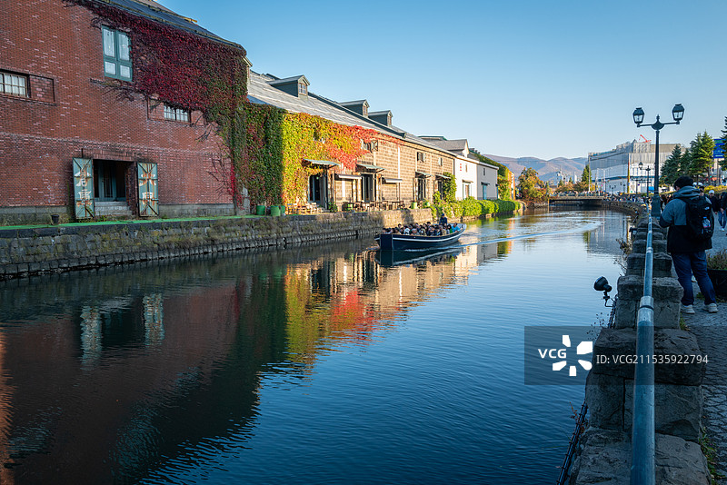 北海道小樽运河图片素材