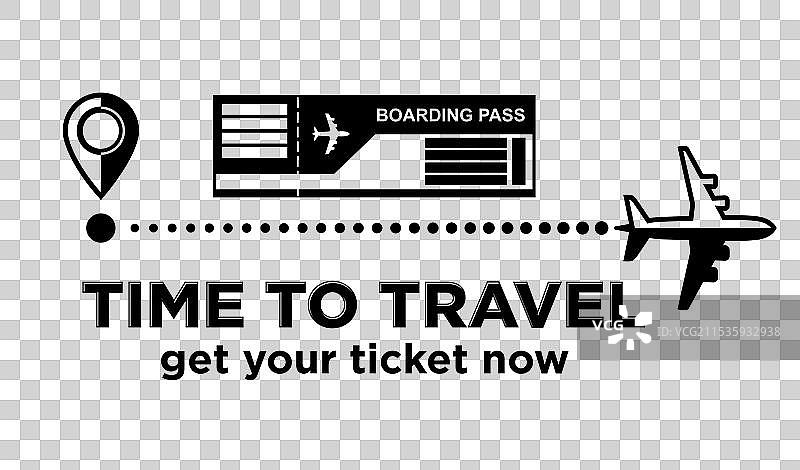 航空旅行时间开始图片素材