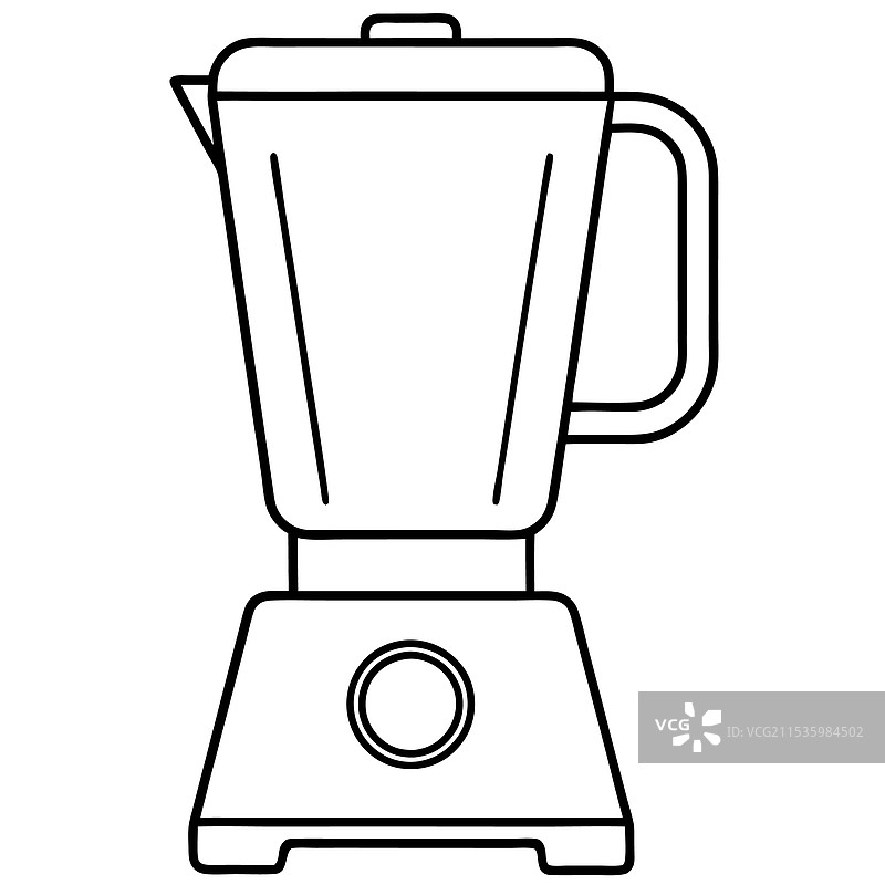 简约线条艺术的时尚电动搅拌机图片素材