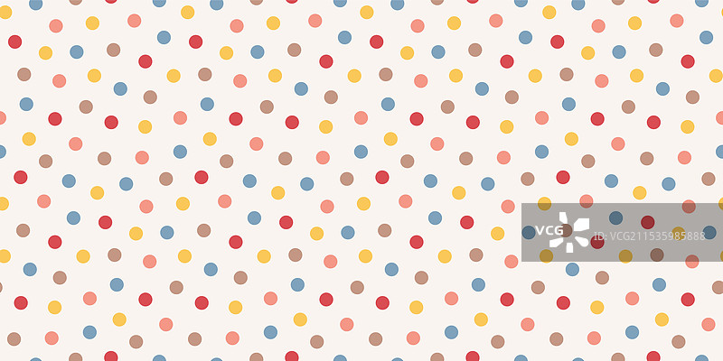 五彩斑斓的圆点无缝图案背景图片素材