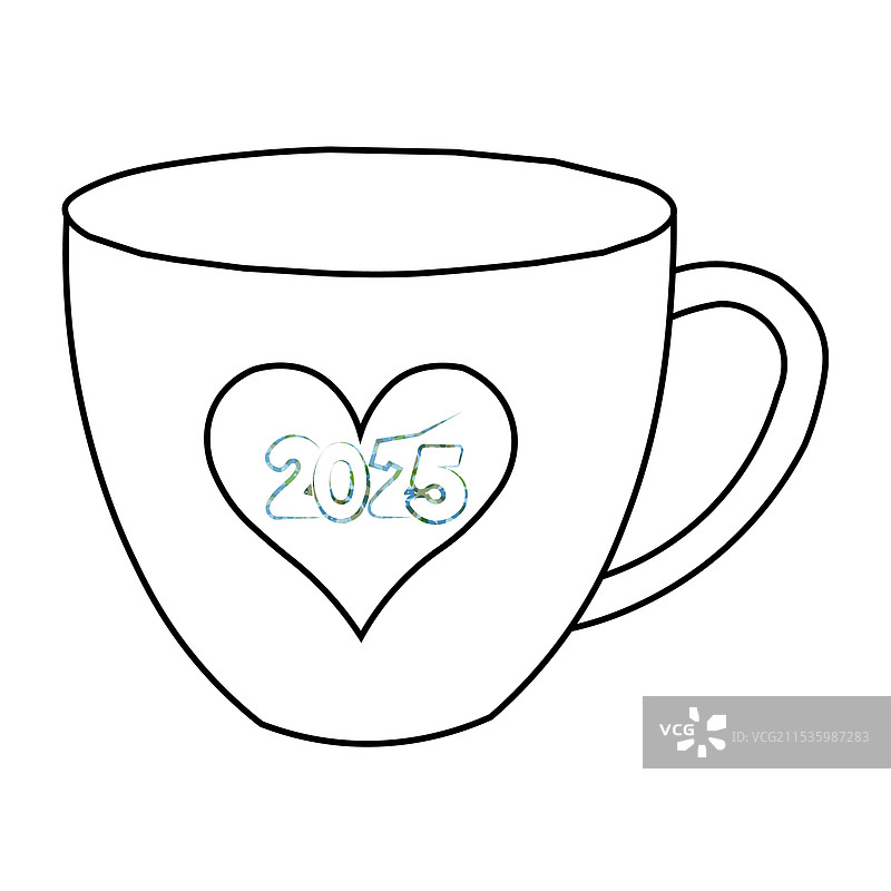 2025年手绘杯子图片素材