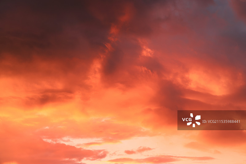 日落云彩图片素材