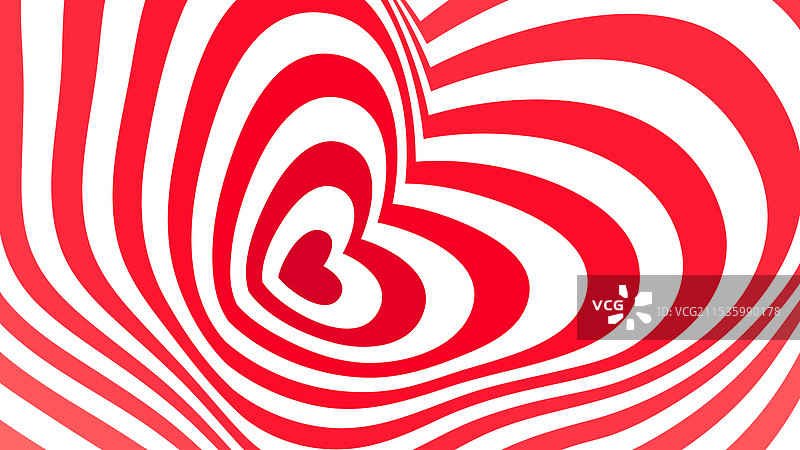 迷幻心形隧道爱情背景图片素材