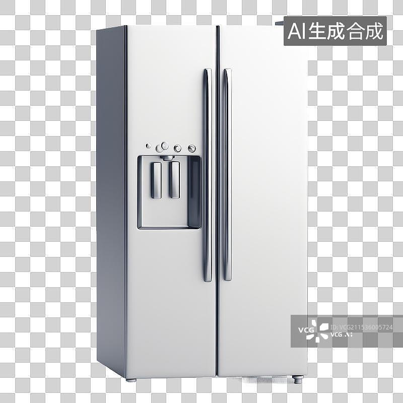 【AI数字艺术】电冰箱元素图片素材