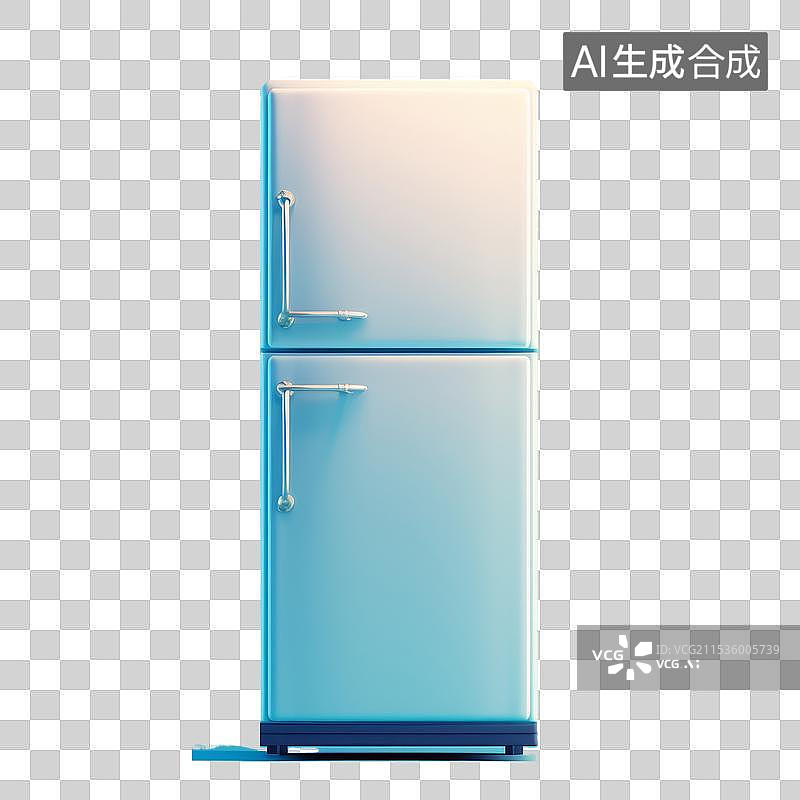 【AI数字艺术】电冰箱元素图片素材