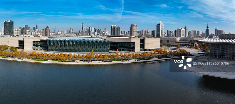 天津市 河西区 大剧院 文化中心 市民广场 天塔 天塔湖图片素材