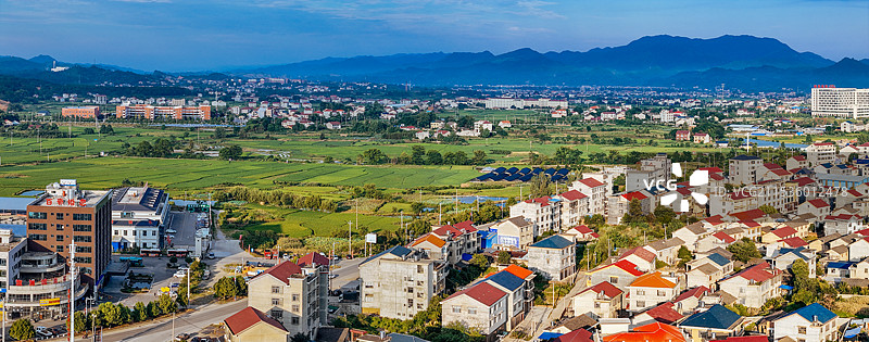溆浦县 灵翠山 溆浦浮桥 卢峰镇 辞海广场 航拍图片素材