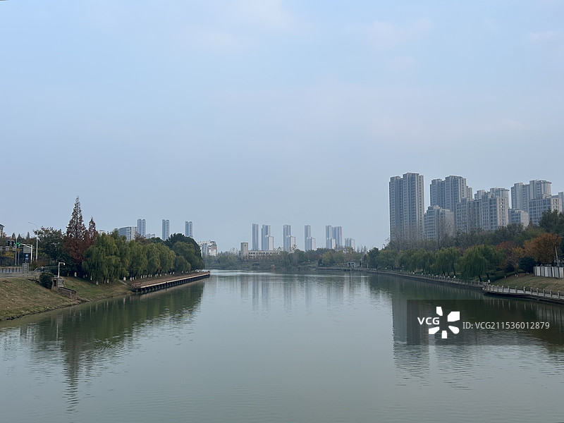 南京中和桥 公园 临河城市建筑图片素材