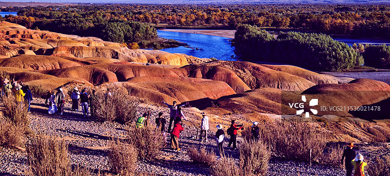观赏五彩滩图片素材