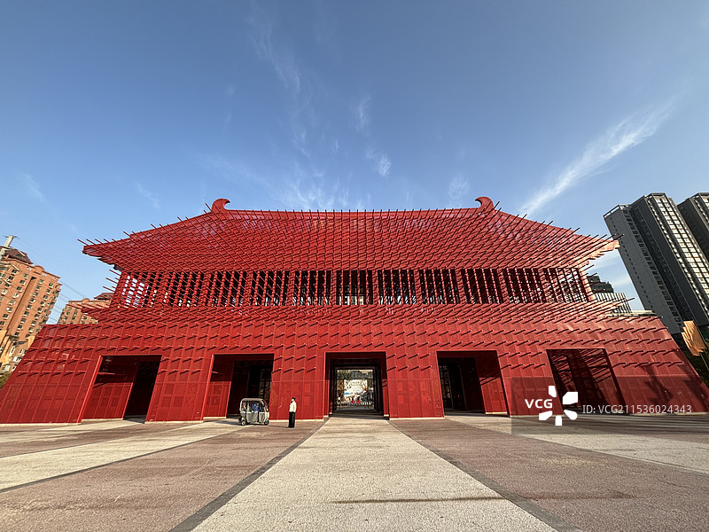 现代明德门图片素材