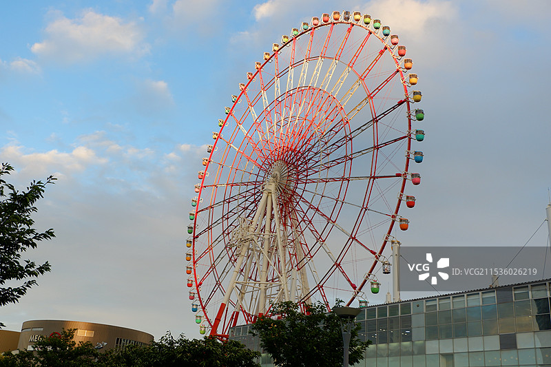 东京台场摩天轮图片素材