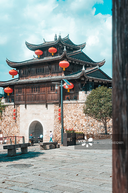 和平古镇图片素材