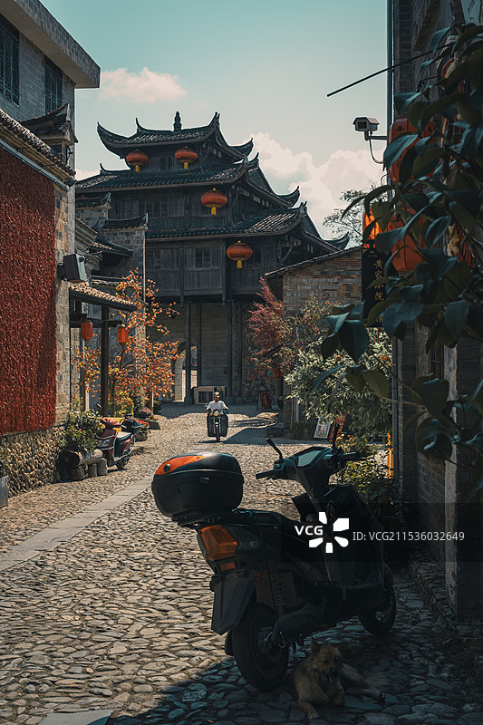 和平古镇图片素材