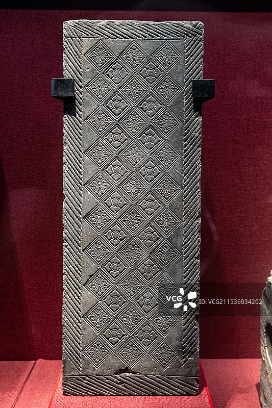 河南郑州博物馆汉画像石装饰纹样图片素材