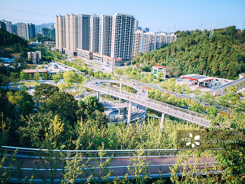 十堰健康步道图片素材