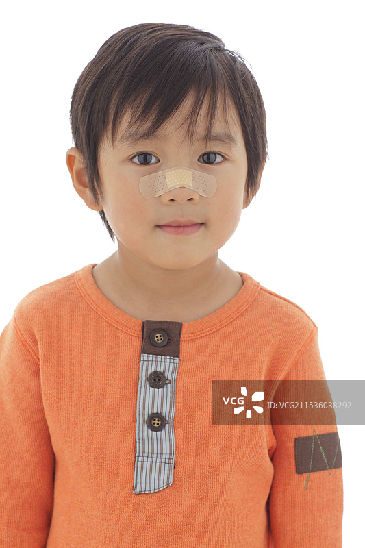 受伤的男孩图片素材