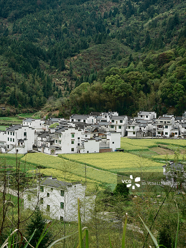 江西婺源村落图片素材