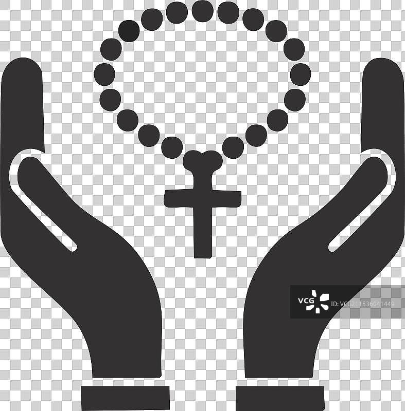 基督教念珠设计图片素材