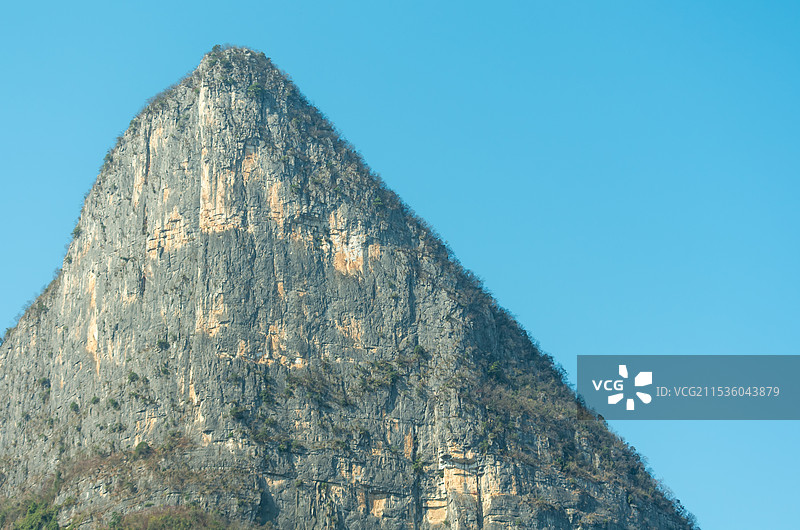 阳朔周边和漓江12月初冬的山水景色图片素材