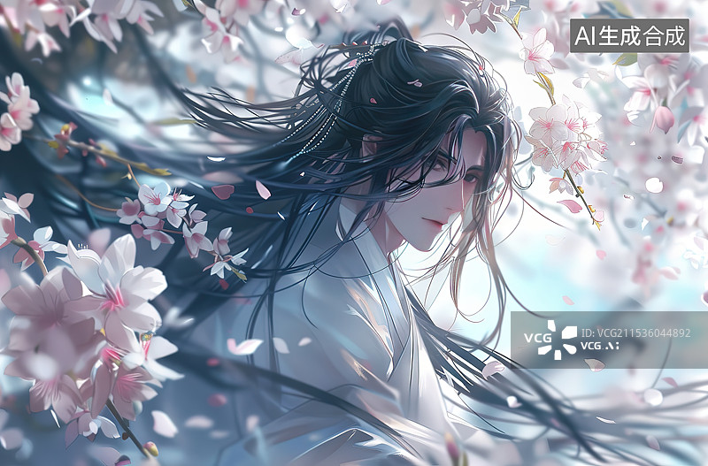 【AI数字艺术】古风人物图片素材