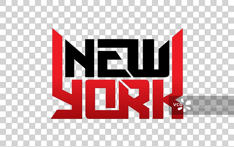 纽约排版设计图片素材