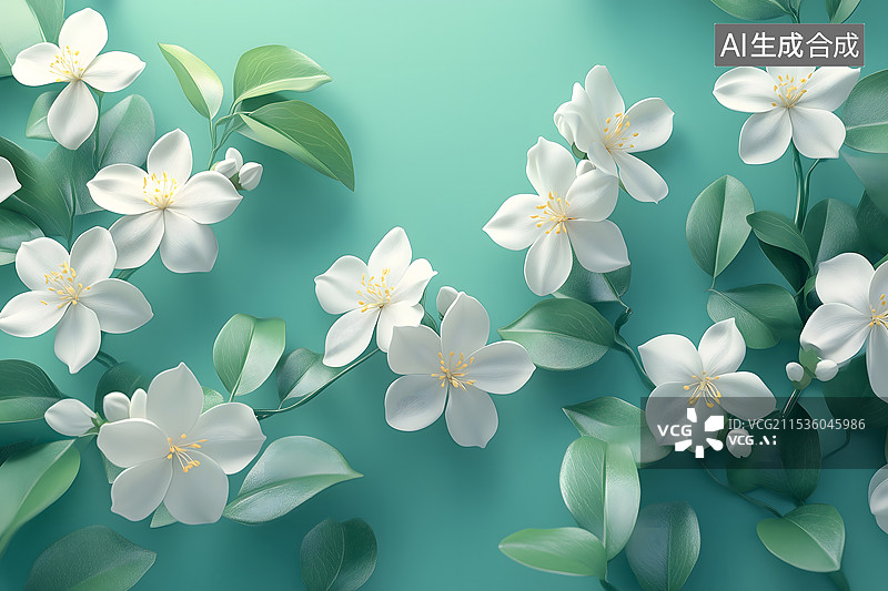 【AI数字艺术】迎春花桌面节气背景图图片素材