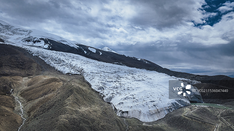 新疆·帕米尔高原·慕士塔格峰图片素材