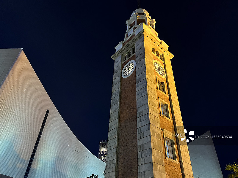香港尖沙咀钟楼图片素材