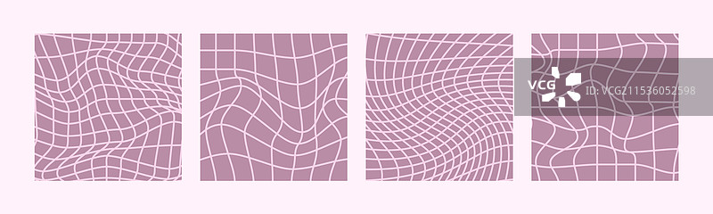 迷幻的棋盘格复古紫色风格图片素材