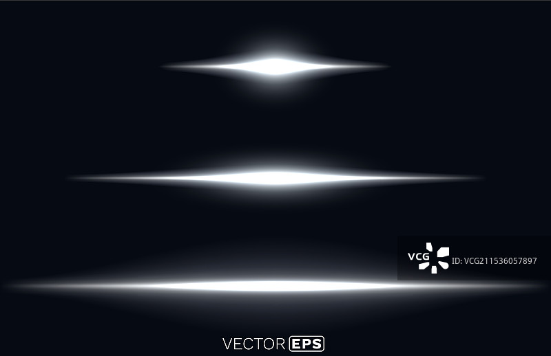 黑色背景上的激光光束图片素材