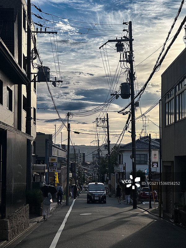 日式小路图片素材