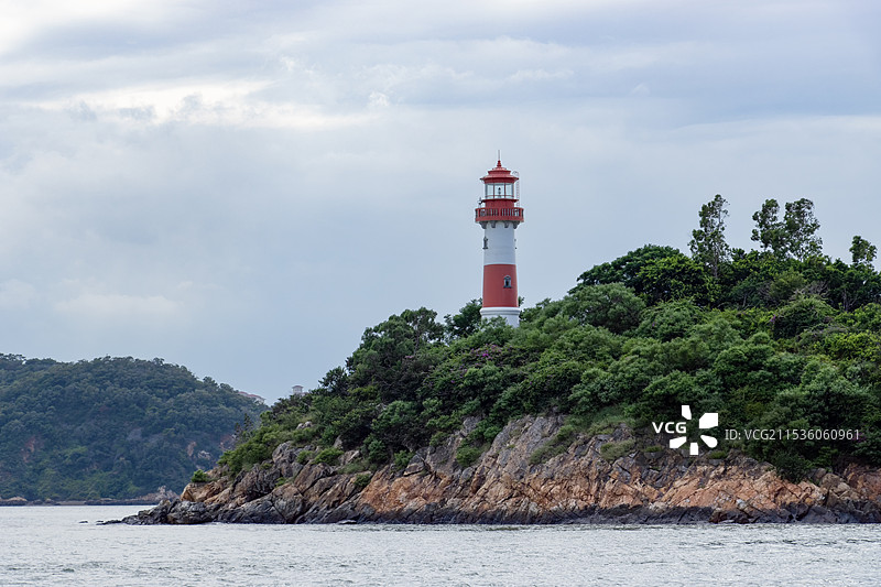 厦门鼓浪屿，海上的灯塔图片素材