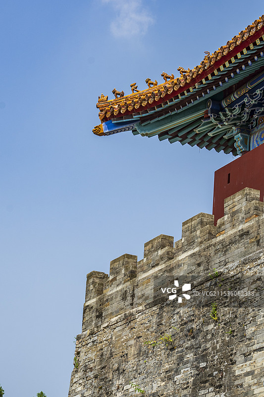 湖北钟祥-最美皇陵-明·显陵-宝城明楼图片素材