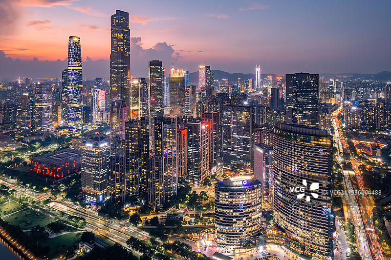 广州珠江新城CBD图片素材