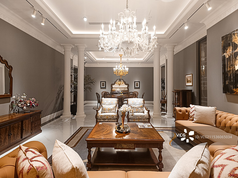 广东省佛山市顺德区罗浮宫国际家具博览中心装修样板间图片素材